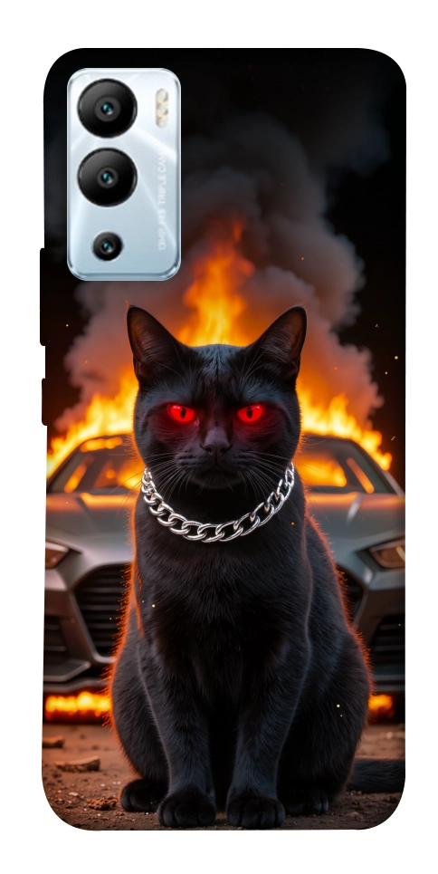 Чехол Black trouble для Infinix Hot 12i