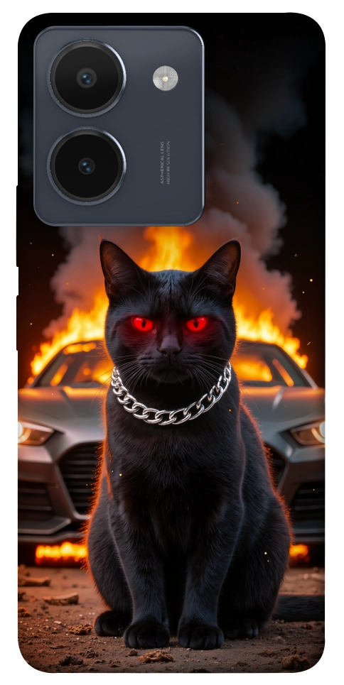 Чехол Black trouble для Vivo Y36