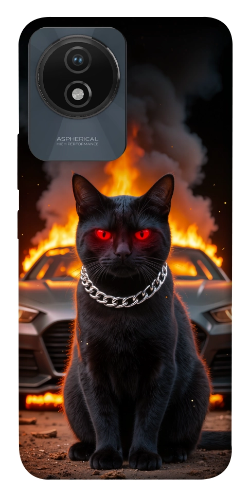 Чехол Black trouble для Vivo Y02
