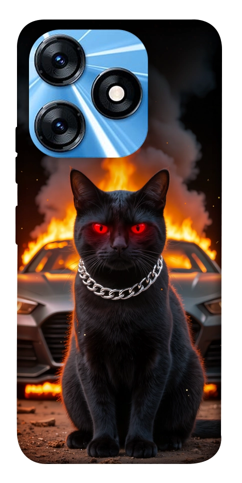 Чохол Black trouble для TECNO Spark 10