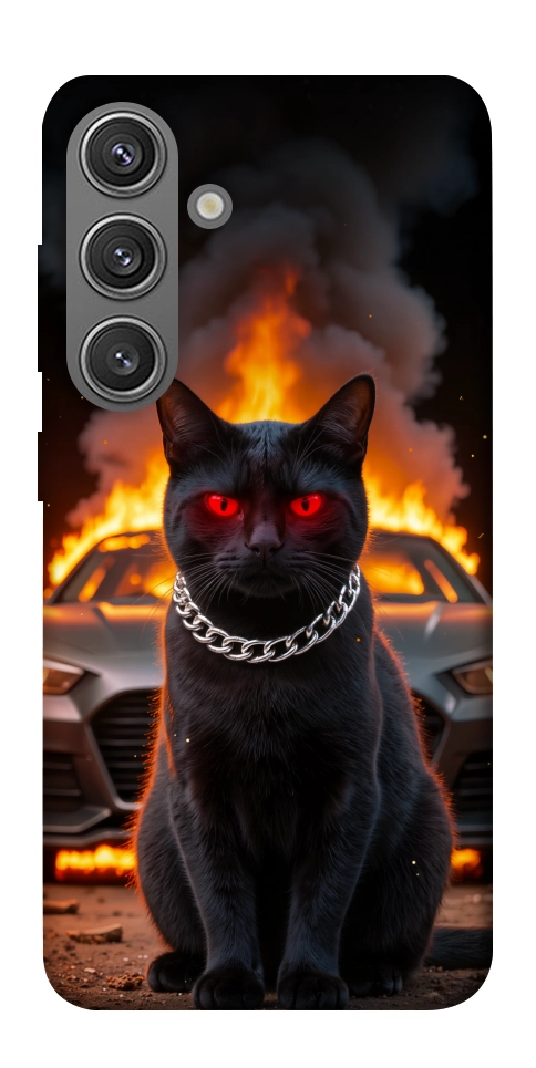 Чехол Black trouble для Galaxy S24