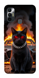 Чохол Black trouble для TECNO Spark 7