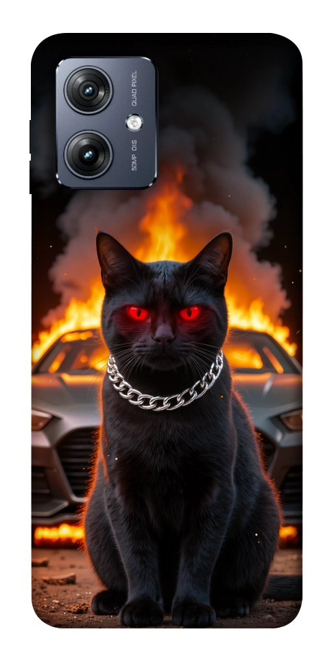 Чехол Black trouble для Motorola Moto G54