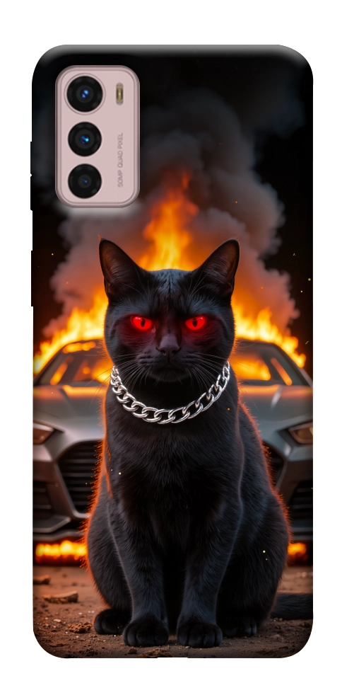 Чохол Black trouble для Motorola Moto G42