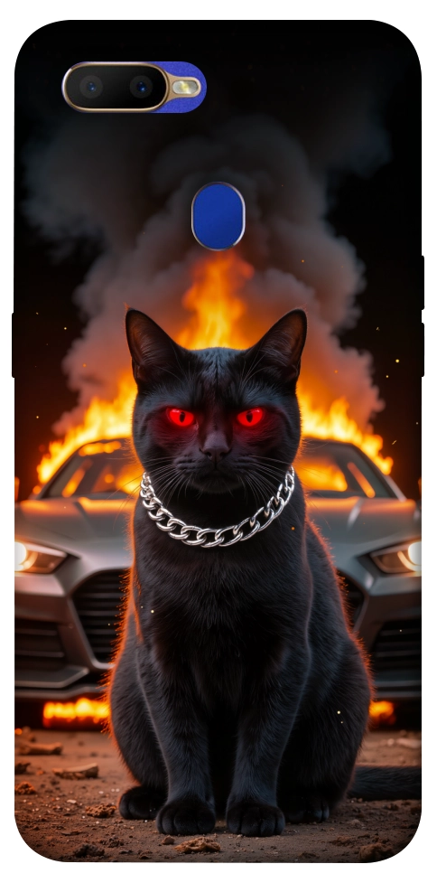 Чехол Black trouble для Oppo A7
