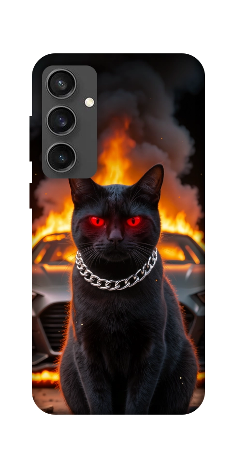 Чехол Black trouble для Galaxy S24 FE