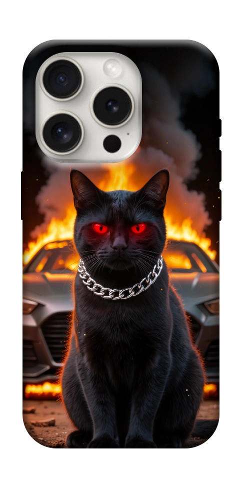 Чохол Black trouble для iPhone 16 Pro Max