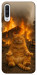 Чохол Burning cat для Galaxy A50 (2019)