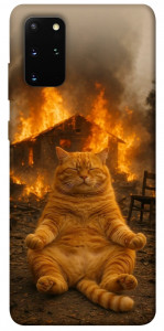Чохол Burning cat для Galaxy S20 Plus (2020)