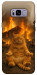 Чехол Burning cat для Galaxy S8+