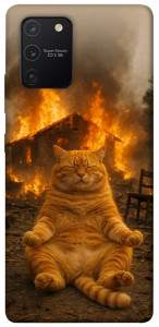 Чохол Burning cat для Galaxy S10 Lite (2020)