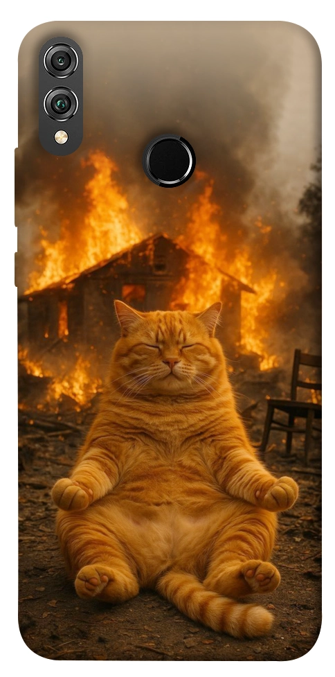 Чехол Burning cat для Huawei Honor 8X