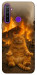 Чехол Burning cat для Realme 5