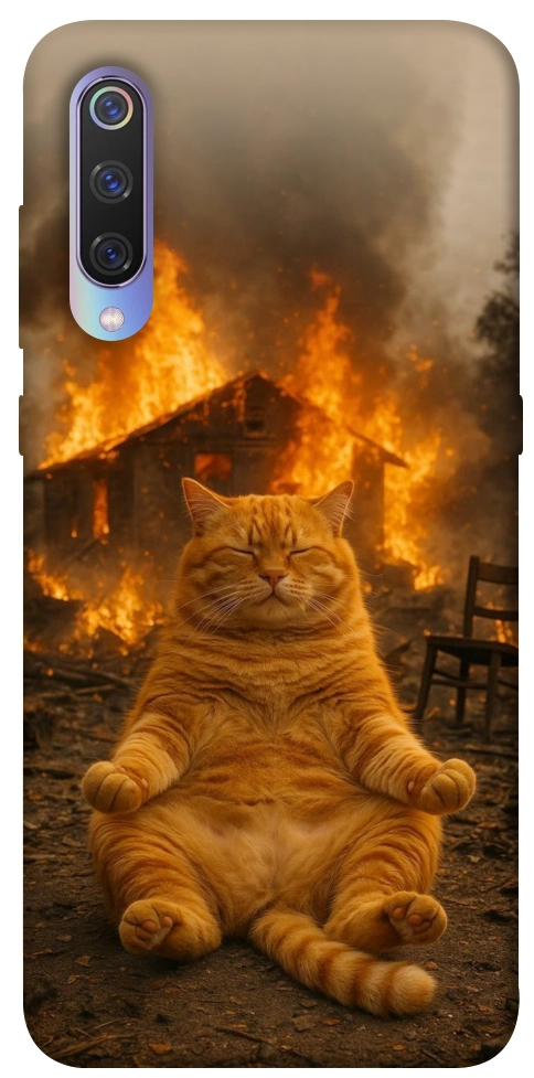 Чехол Burning cat для Xiaomi Mi 9