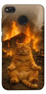 Чехол Burning cat для Xiaomi Redmi 4X