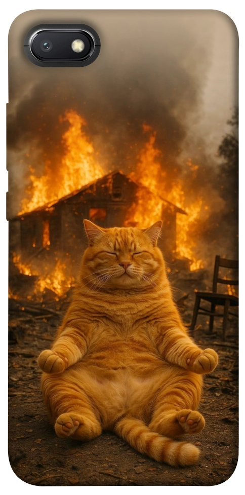 Чехол Burning cat для Xiaomi Redmi 6A