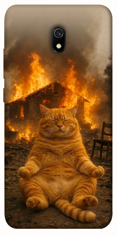 Чехол Burning cat для Xiaomi Redmi 8a