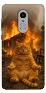 Чохол Burning cat для Xiaomi Redmi Note 4X