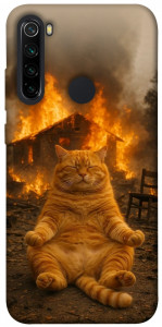 Чехол Burning cat для Xiaomi Redmi Note 8