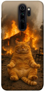 Чехол Burning cat для Xiaomi Redmi Note 8 Pro