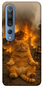 Чехол Burning cat для Xiaomi Mi 10
