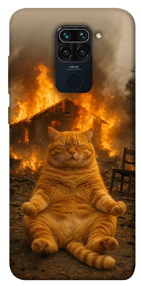 Чехол Burning cat для Xiaomi Redmi 10X