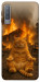 Чохол Burning cat для Galaxy A7 (2018)