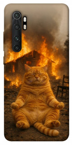 Чохол Burning cat для Xiaomi Mi Note 10 Lite