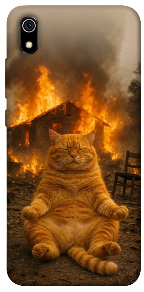 Чохол Burning cat для Xiaomi Redmi 7A