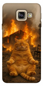 Чохол Burning cat для Galaxy A5 (2017)