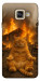 Чохол Burning cat для Galaxy A5 (2017)