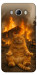 Чохол Burning cat для Galaxy J7 (2016)