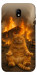 Чохол Burning cat для Galaxy J7 (2017)
