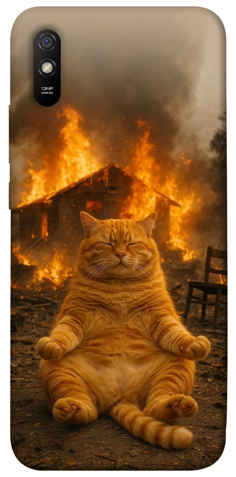 Чехол Burning cat для Xiaomi Redmi 9A