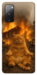 Чехол Burning cat для Galaxy S20 FE