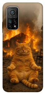 Чехол Burning cat для Xiaomi Mi 10T