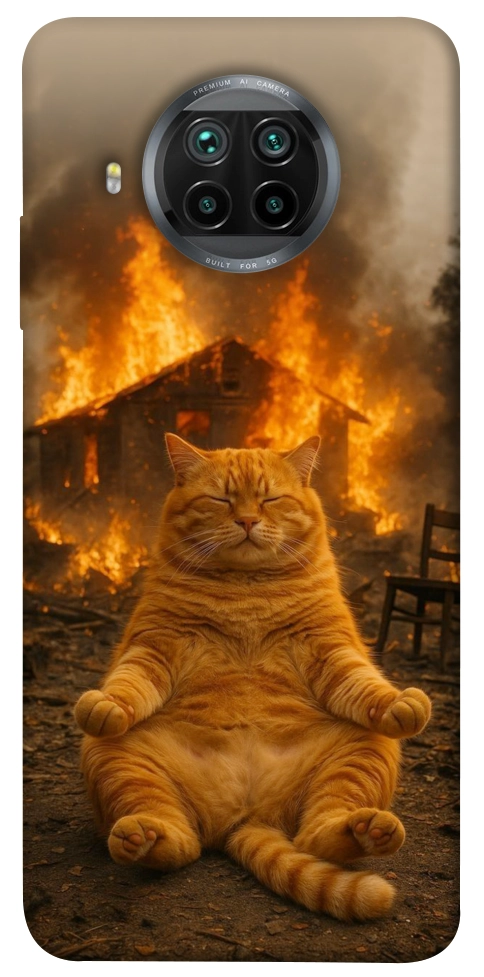 Чехол Burning cat для Xiaomi Mi 10T Lite