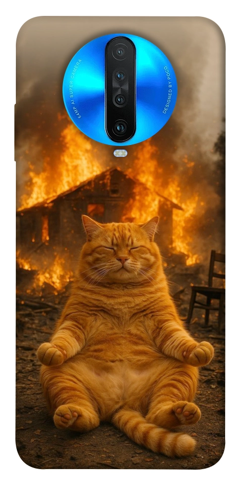Чехол Burning cat для Xiaomi Redmi K30