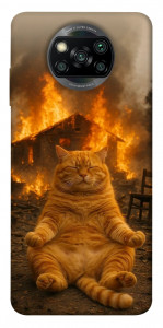 Чохол Burning cat для Xiaomi Poco X3 NFC