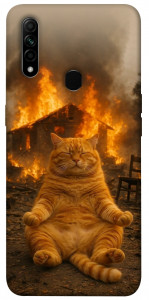 Чохол Burning cat для Oppo A31