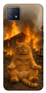 Чохол Burning cat для Oppo A73
