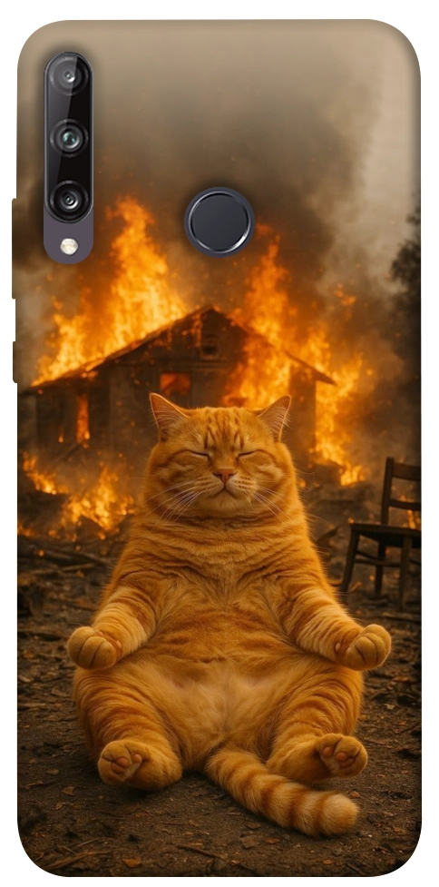 Чехол Burning cat для Huawei P40 Lite E