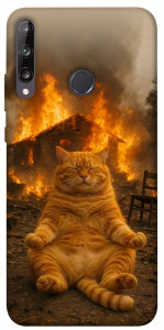 Чехол Burning cat для Huawei Y7p