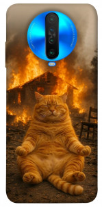 Чехол Burning cat для Xiaomi Poco X2
