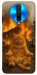 Чехол Burning cat для Xiaomi Poco X2