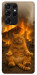Чехол Burning cat для Galaxy S21 Ultra