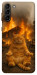 Чохол Burning cat для Galaxy S21+