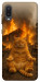 Чохол Burning cat для Galaxy A02
