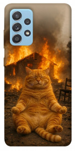 Чохол Burning cat для Samsung Galaxy A52 5G