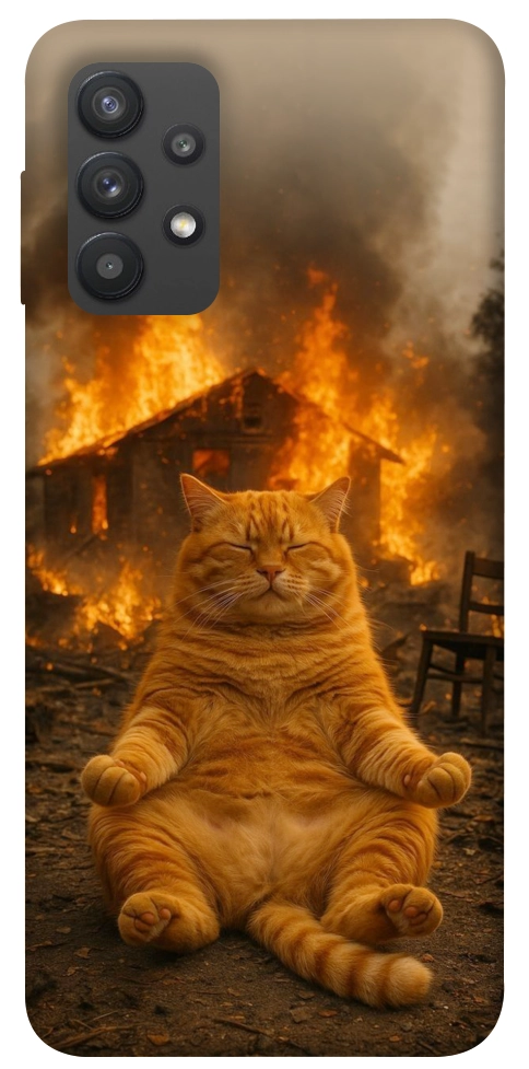 Чехол Burning cat для Galaxy A32 4G